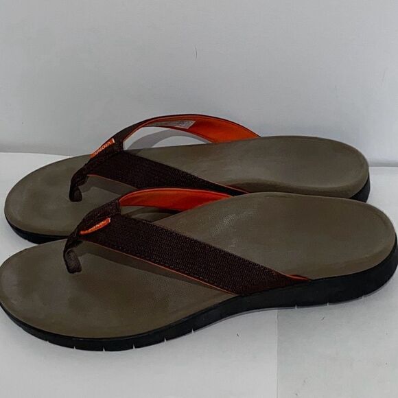 Vionic Mislander Men's Flip Flop Brown Slipper Size 8 - Picture 4 of 8